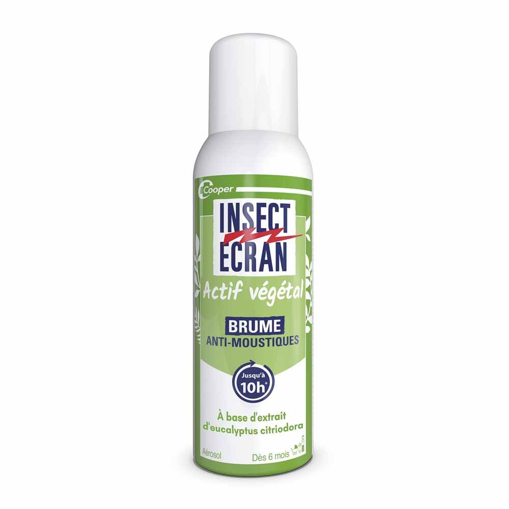 Insect Ecran Nebbia antizanzare a base di piante Actifa Da 6 mesi 100ml