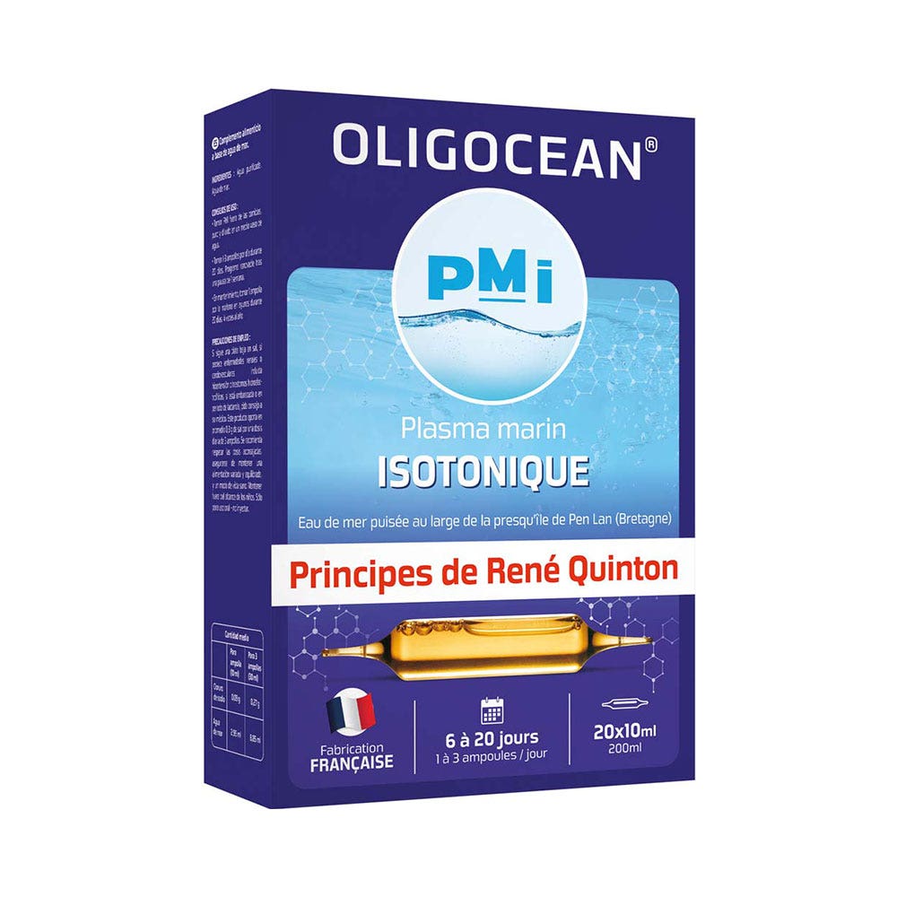 Superdiet Plasma marino isotonico Oligocean 20 fiale