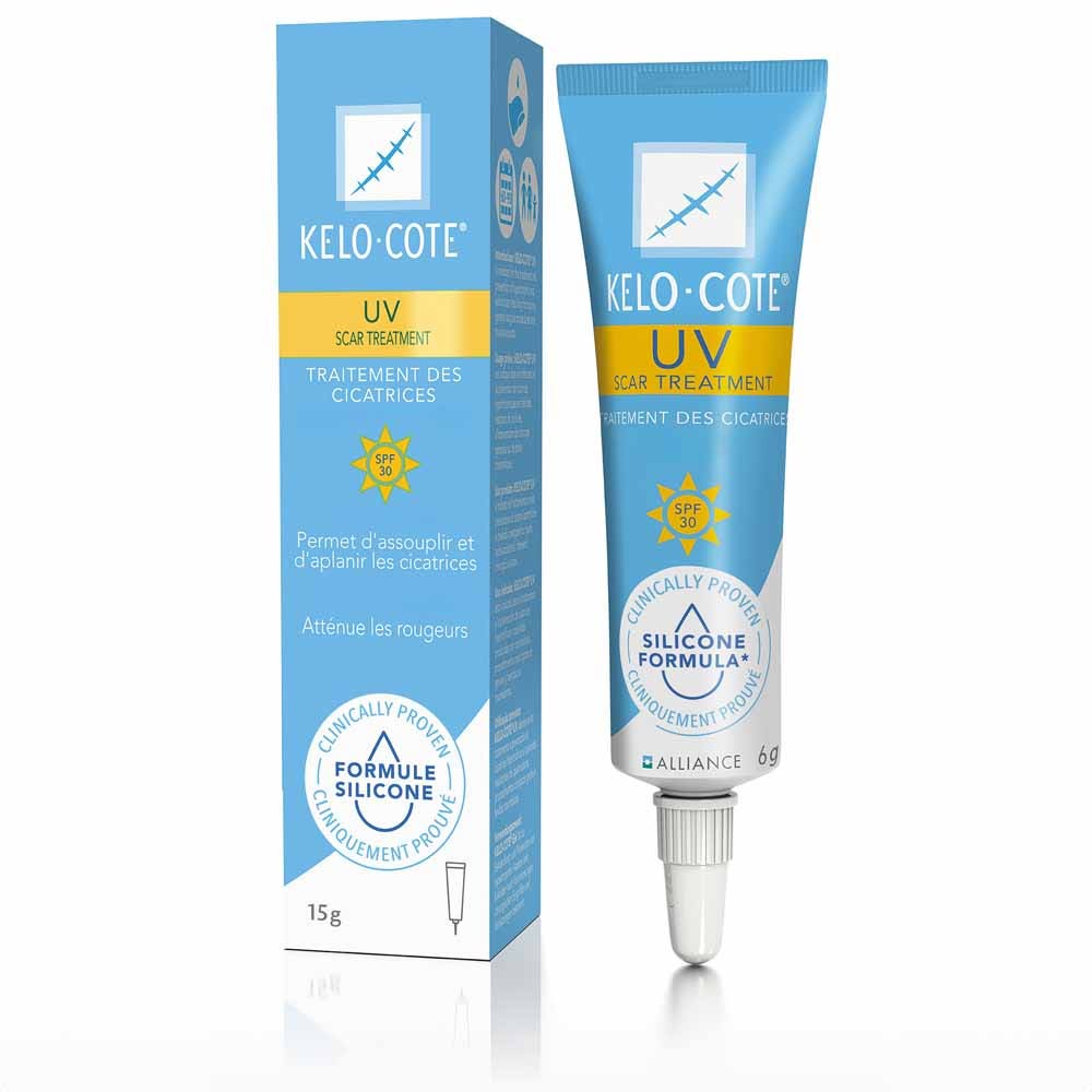 Kelo-cote Gel per Cicatrici di Silicone Protezione solare SPF30 15g