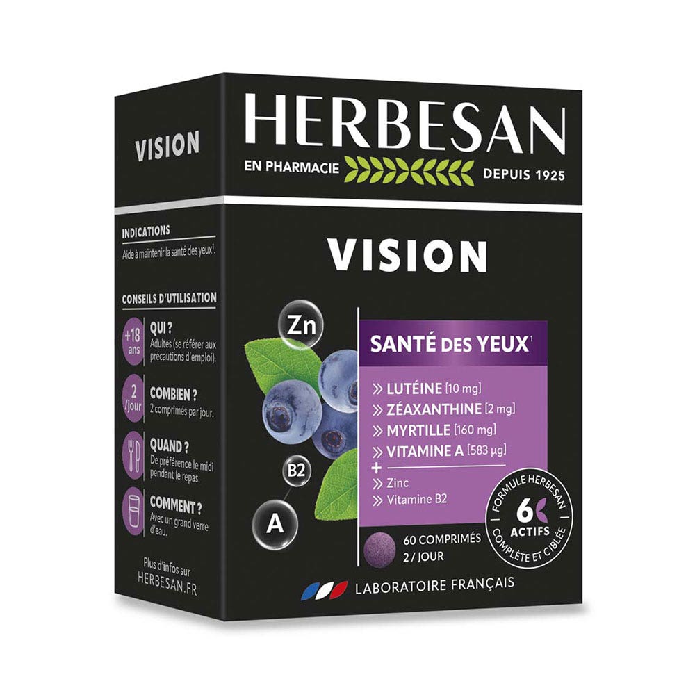 Herbesan Vision per la salute degli occhi 60 compresse