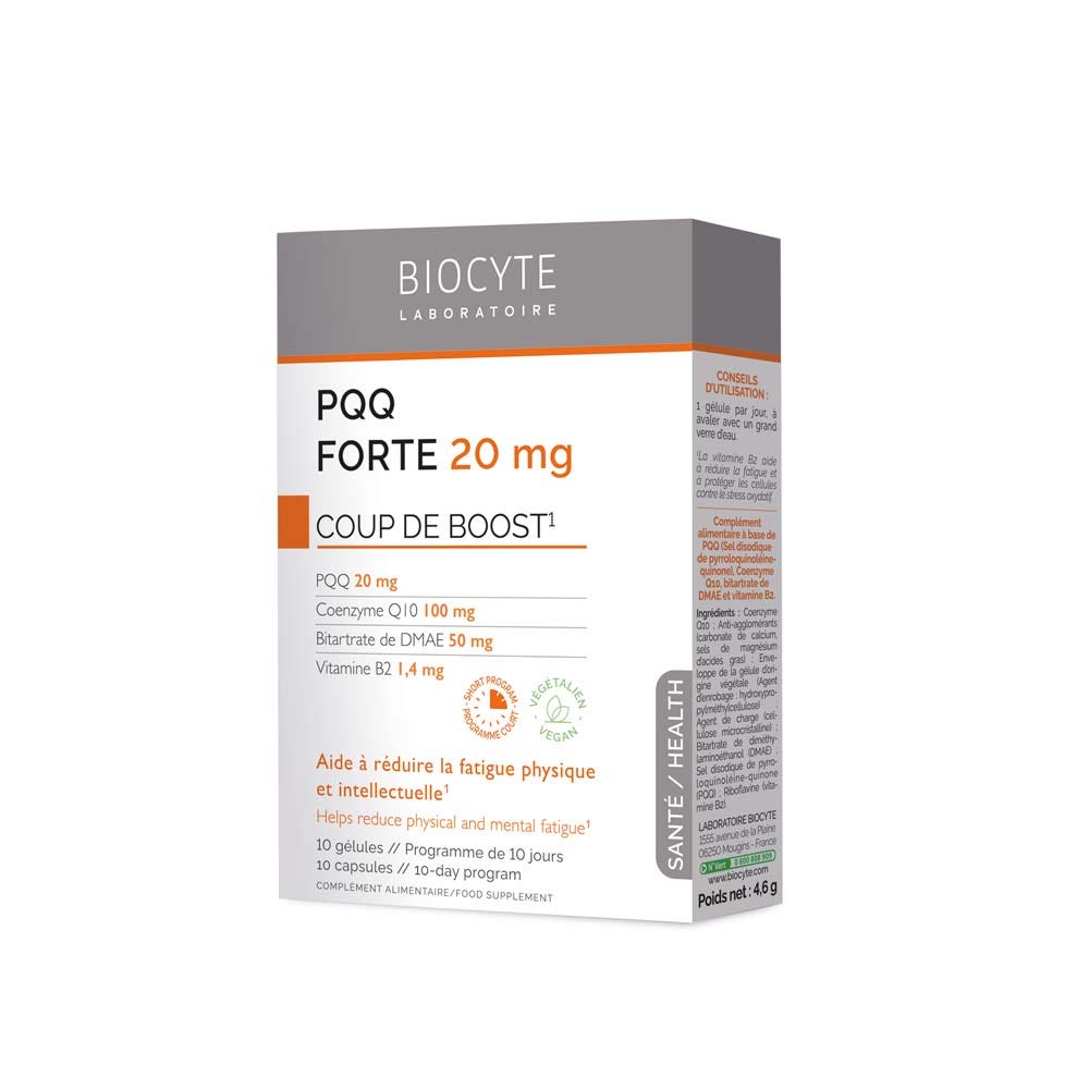 Biocyte Salute PQQ forte 20 mg per un colpo di energia 10 capsule