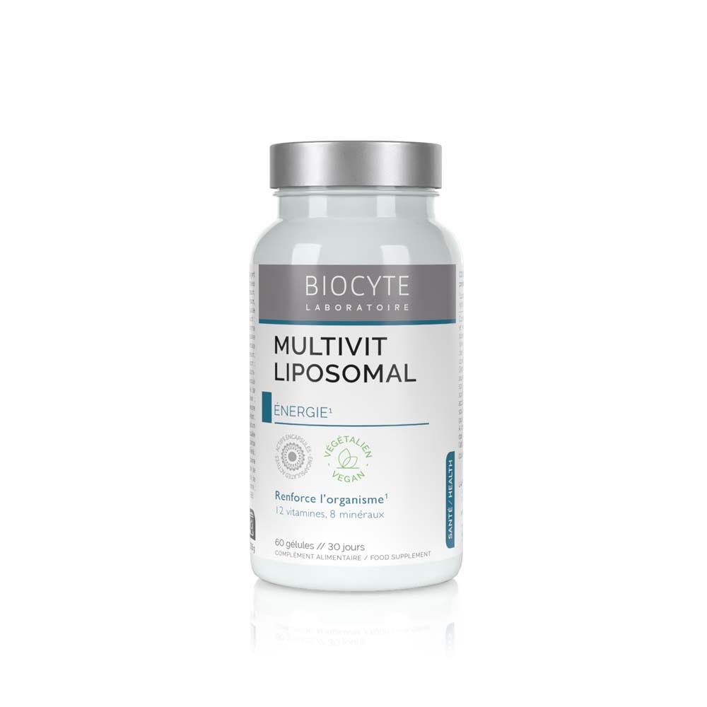 Biocyte Multivitaminico liposomiale per l'energia 60 capsule