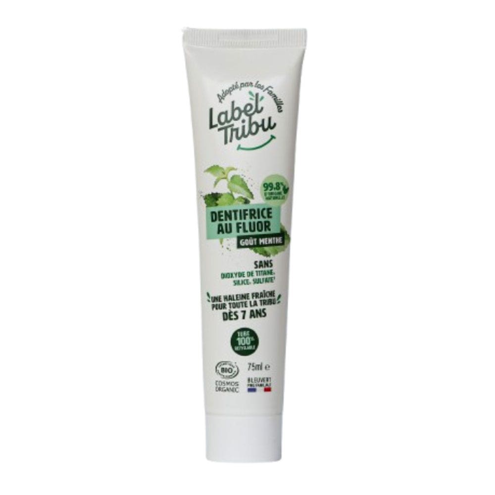 Label Tribu Dentifricio al fluoro 40 ml