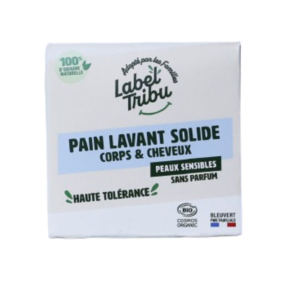 Label Tribu Lavaggio per corpo e capelli senza profumo 110g