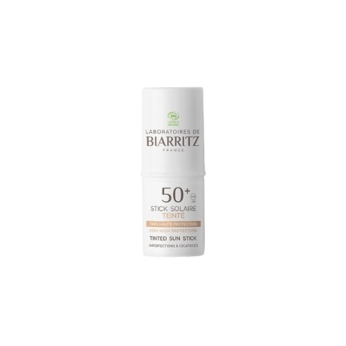 Laboratoires De Biarritz Prodotti solari Stick tintato SPF50+ bio per imperfezioni e cicatrici 9 g