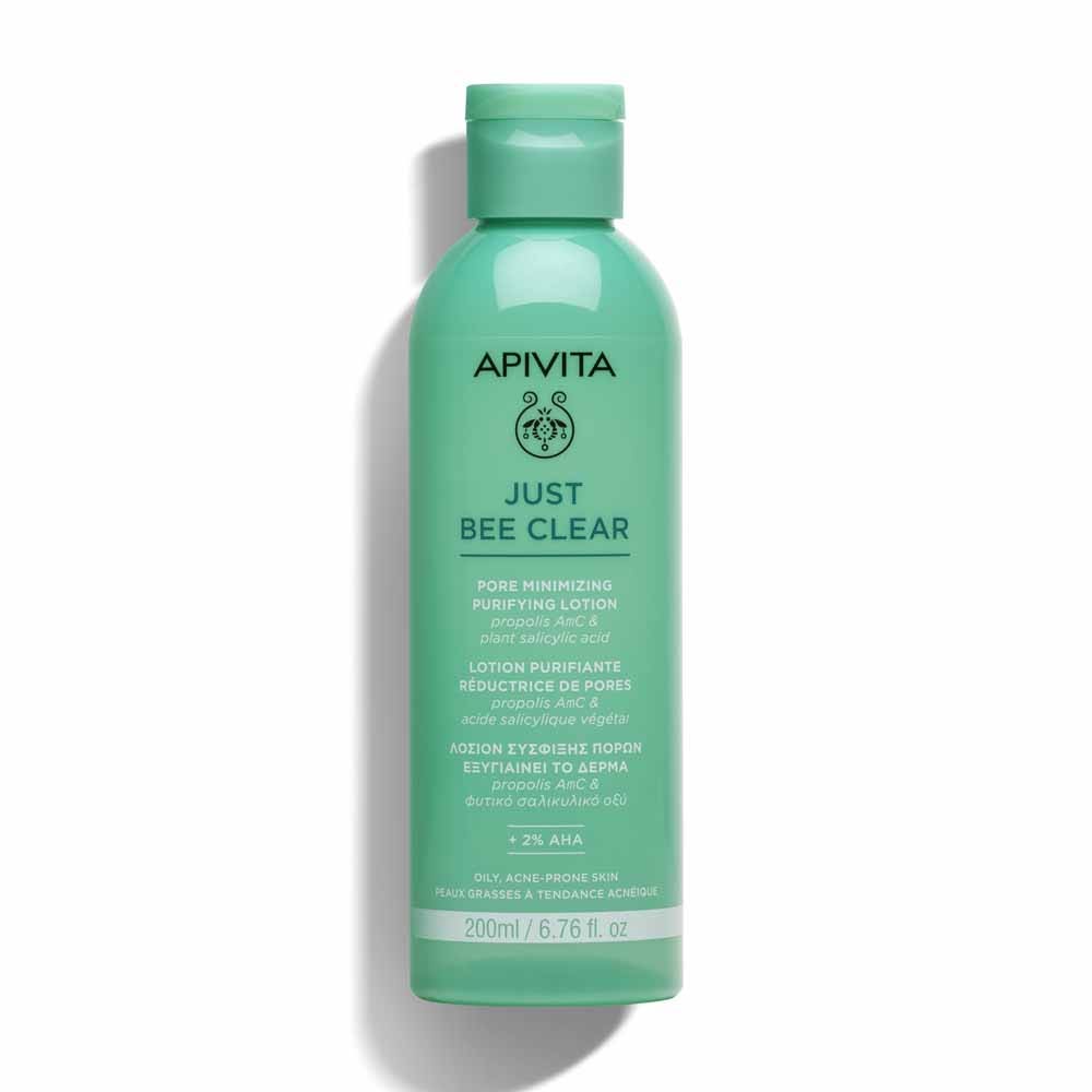 Apivita Just Bee Clear Lozione purificante che riduce i pori 200 ml