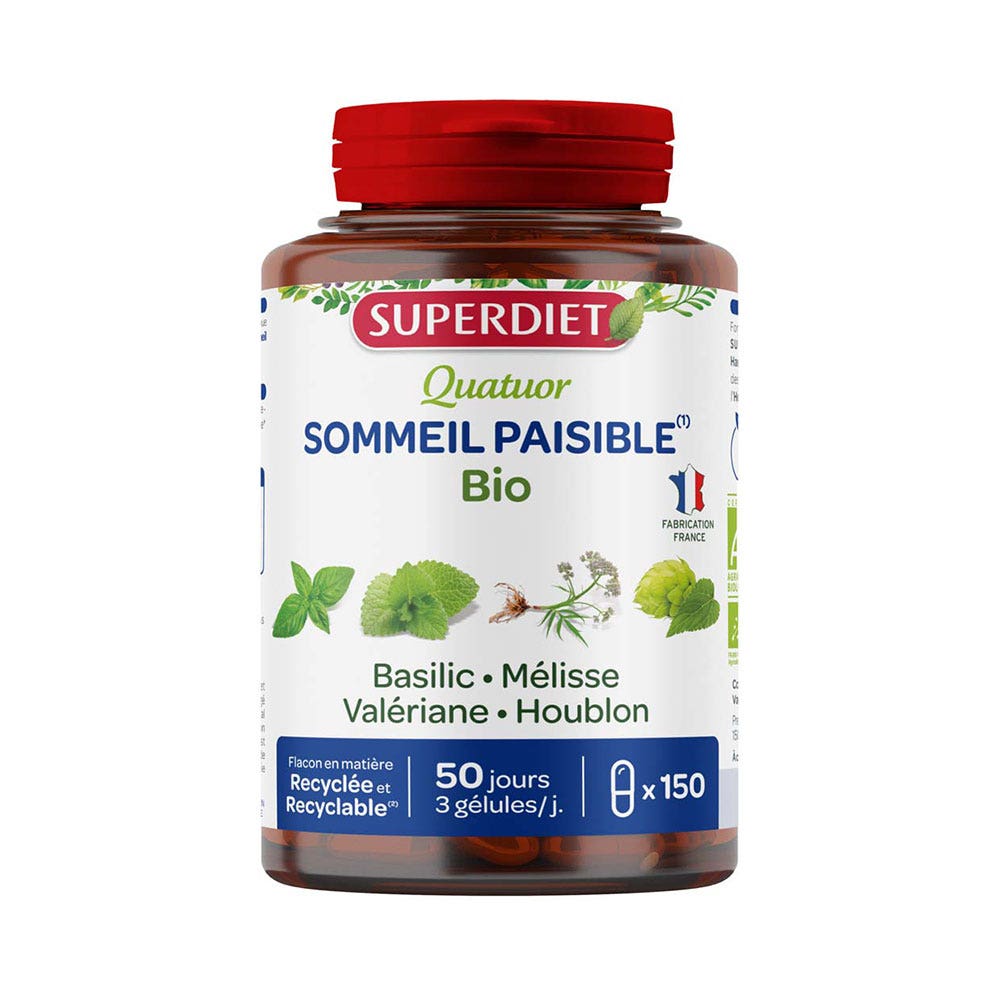 Superdiet Quatuor sonno sereno bio 150 capsule