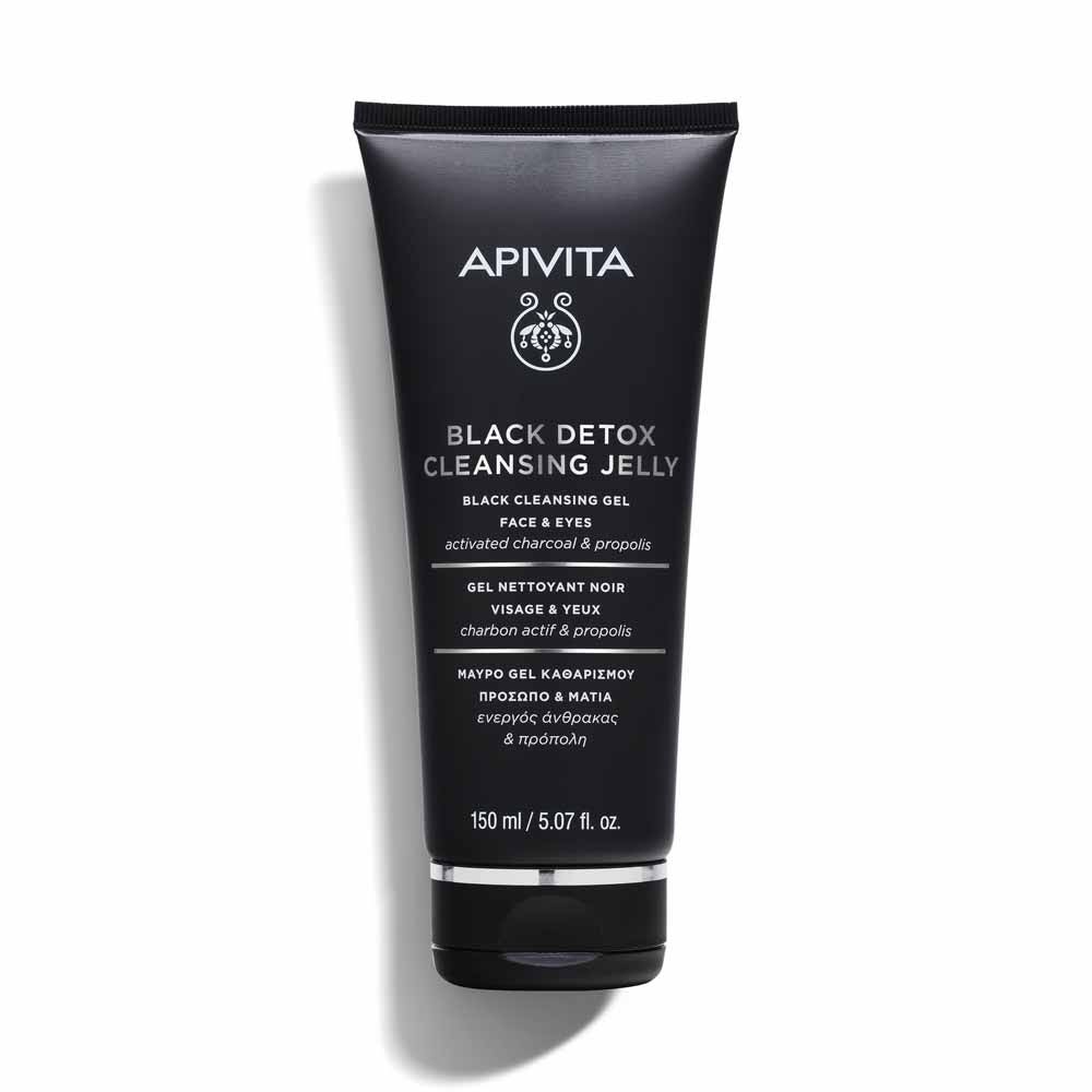 Apivita Black Detox Gel Detergente Nero – Viso & Occhi Visage & Yeux 150ml