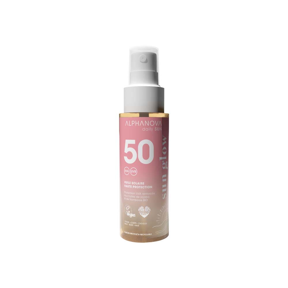 Alphanova Daily Sun Olio solare SPF50 format viaggio 50 ml