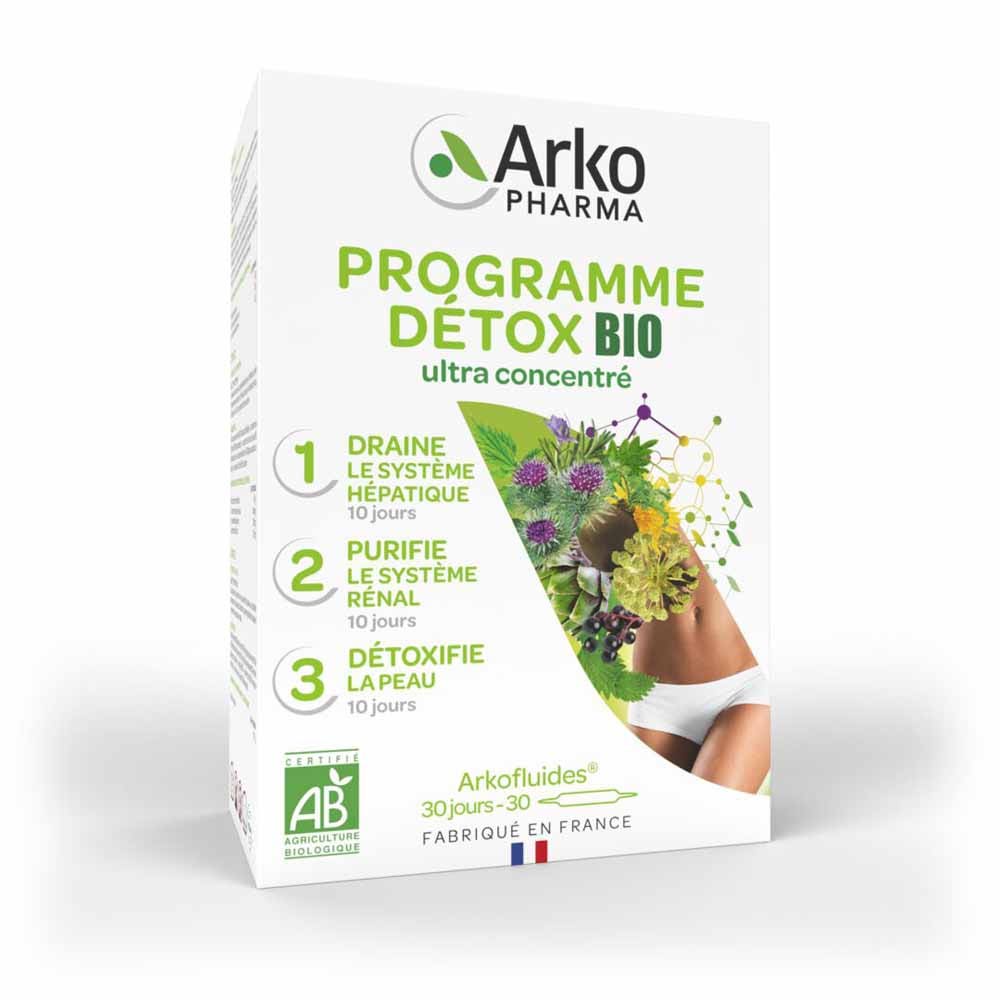 Arkopharma Arkofluidi Programma detox bio 3x10 ampolle