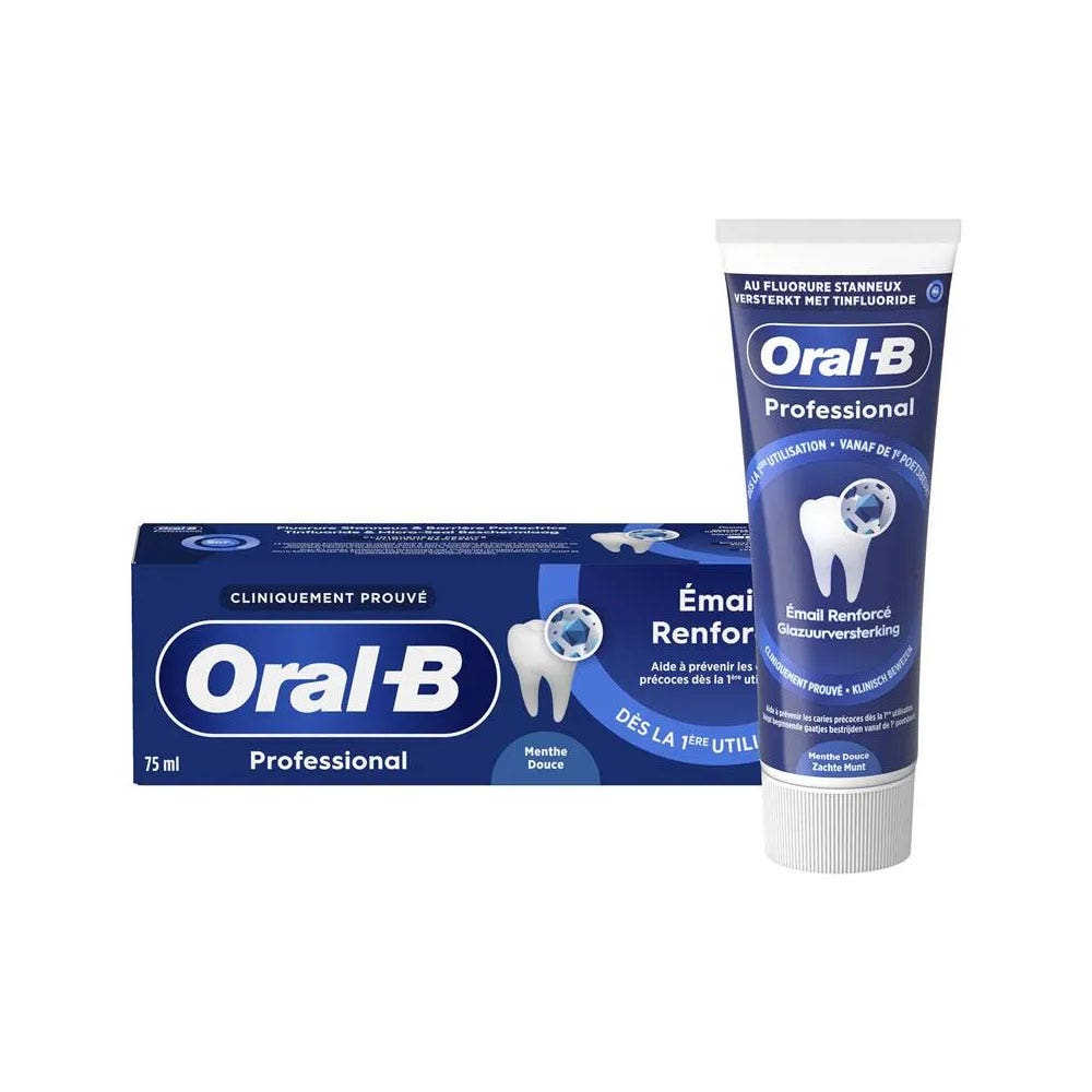 Oral-B Professional Dentifricio smalto rinforzato al gusto menta dolce 75 ml