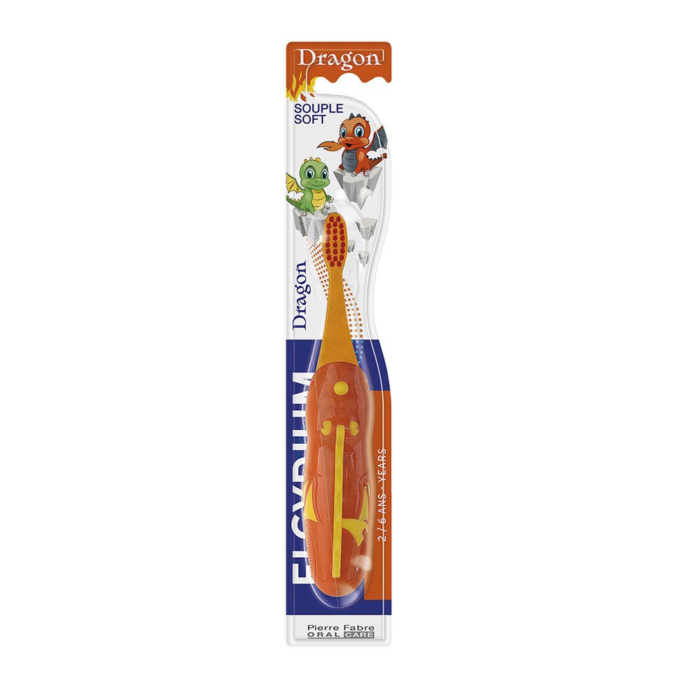 Elgydium Brosse à Dents Kids Dragon 2/6 anni