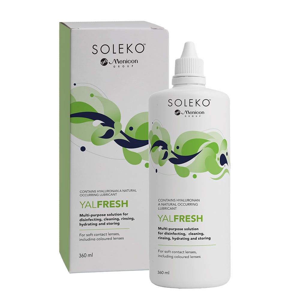 Menicon Soluzione multifunzionale per lenti morbide con acido Ialuronico 360 ml