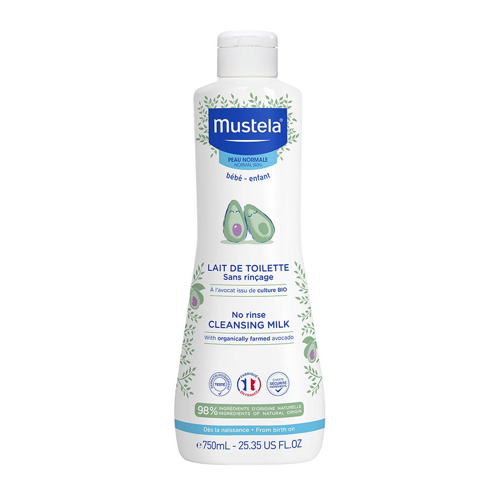 Mustela Latte detergente senza risciacquo Pelle normale 750ml