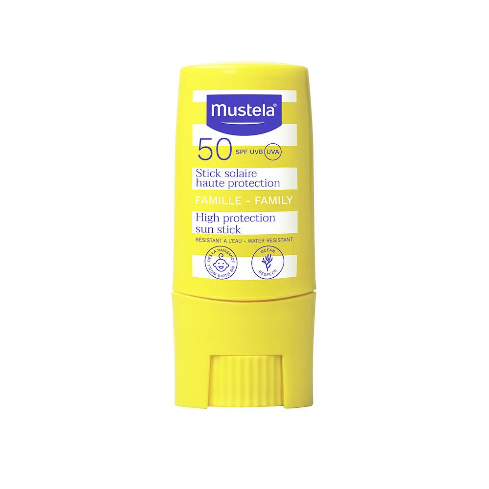 Mustela Stick solare ad alta protezione SPF50 Famiglia 9ml