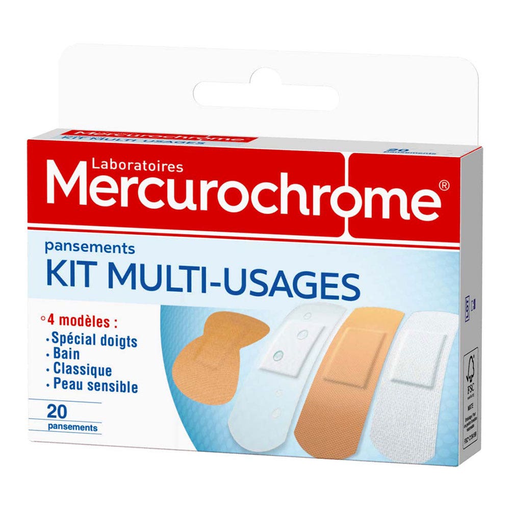 Mercurochrome Medicazioni in kit Multi x20