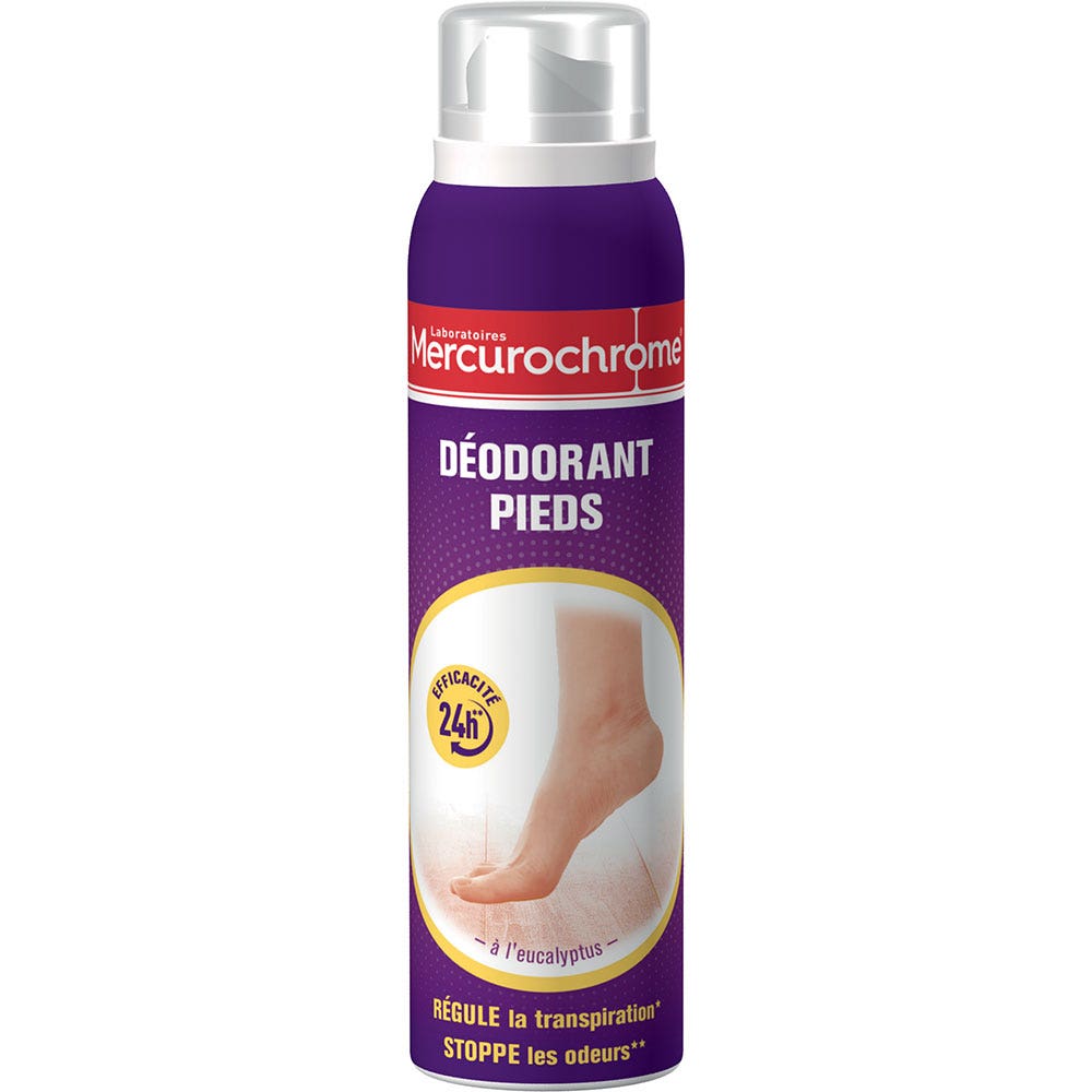 Mercurochrome Deodorante antitraspirante per i Piedi 150 ml
