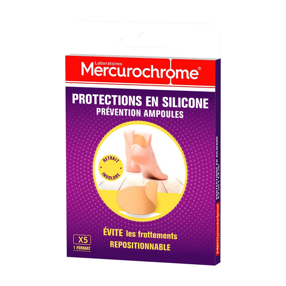 Mercurochrome Protezioni in silicone per vesciche x5