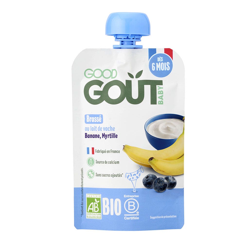 Good Gout Dessert Lacte Brasse Bio Des 6 Mois 90g