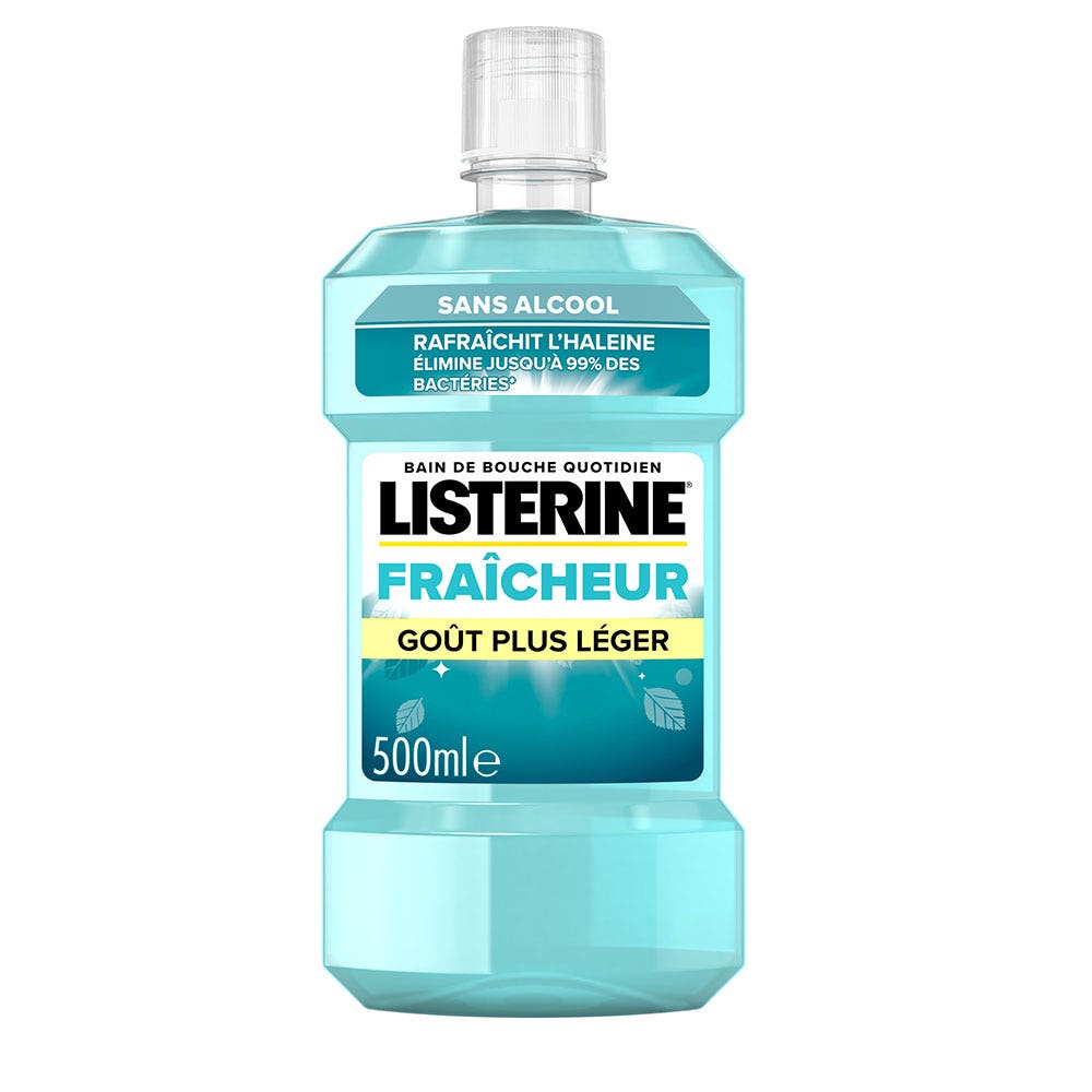 Listerine Bagno senza alcool alla menta fresca 500ml