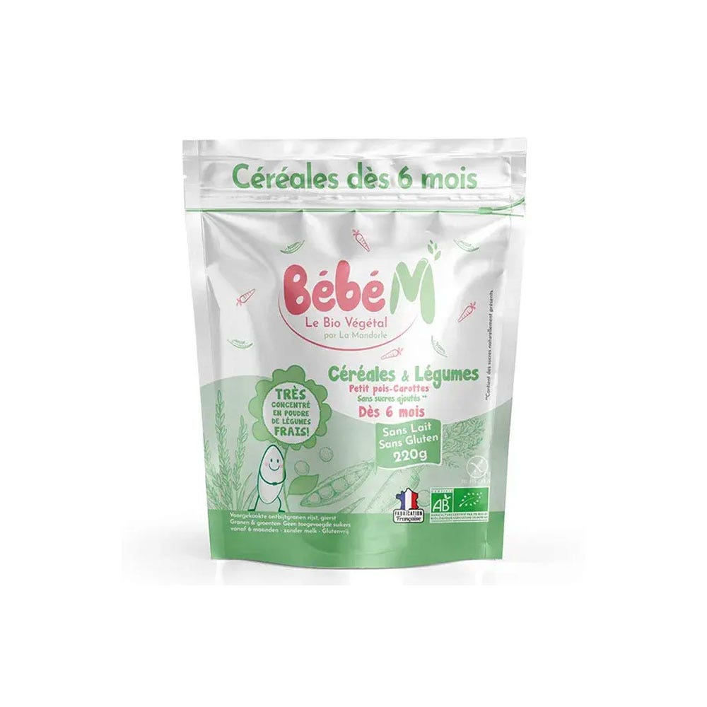 La Mandorle Bebè M Cereali e verdure bio a partire dai 6 mesi 220 g