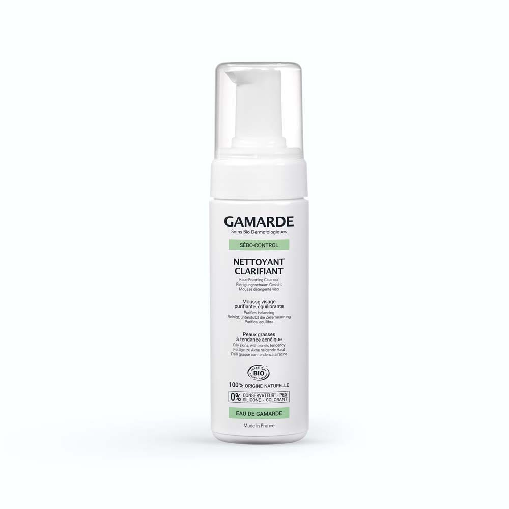 Gamarde Detergente purificante bio per pelli grasse a controllo sebo 160 ml