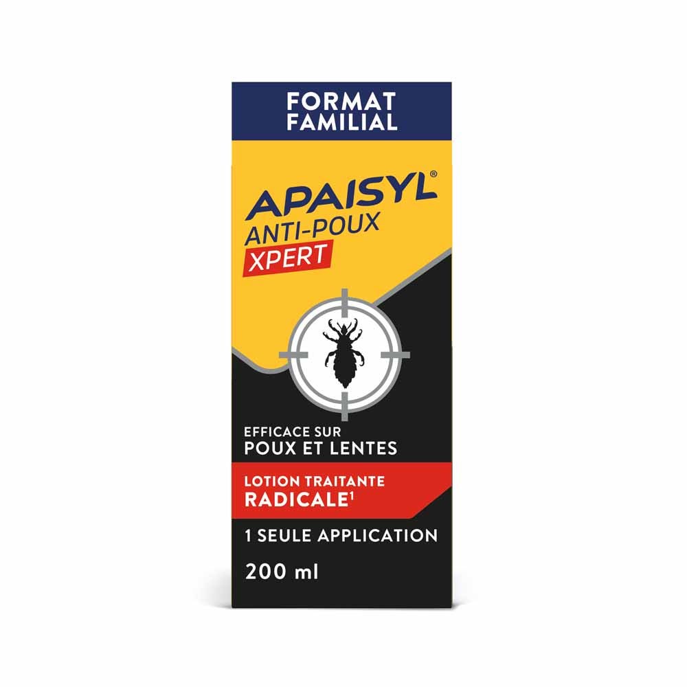 Apaisyl Anti-Pidocchi Lozione di trattamento Xpert 100% Radical 200 ml