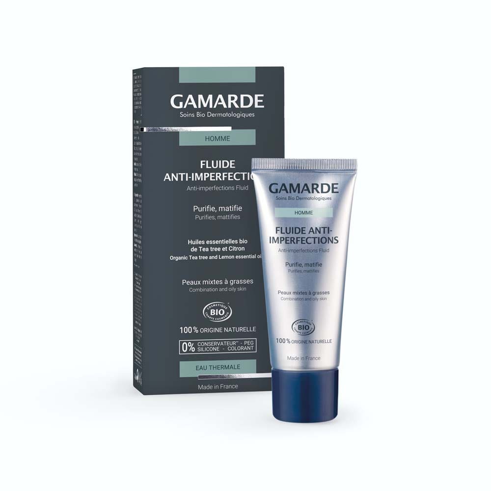 Gamarde Fluido anti-imperfezioni bio per uomo 40 ml