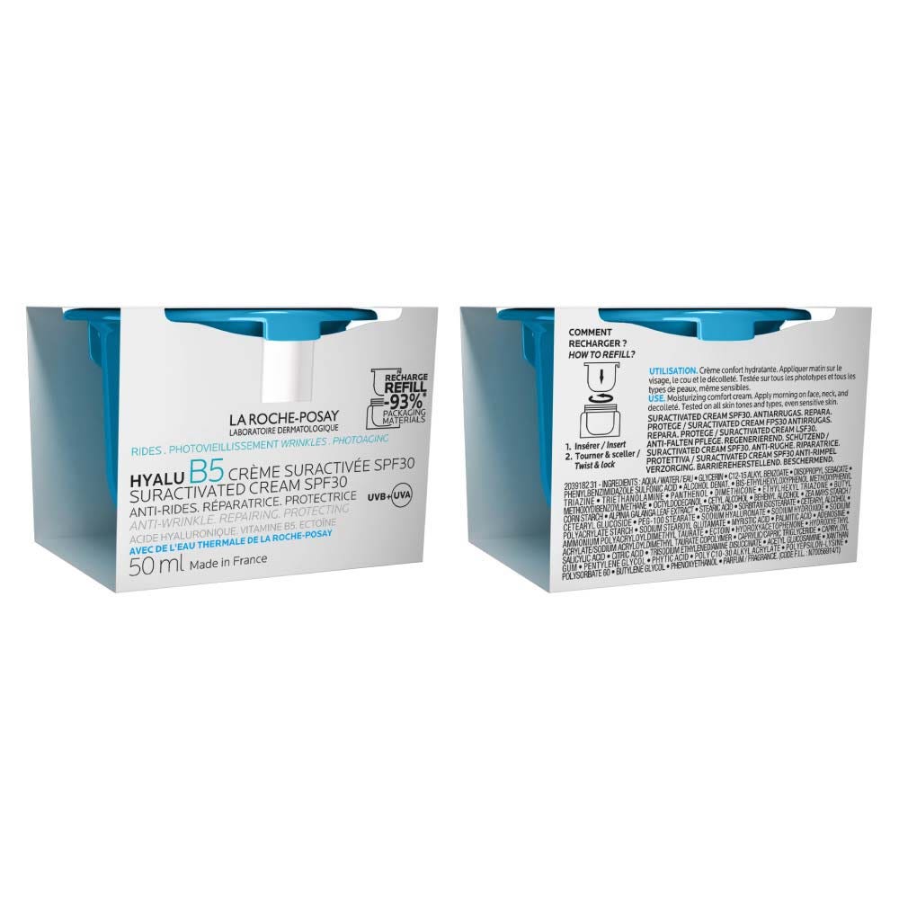 La Roche-Posay Hyalu B5 Ricarca crema surattivata viso SPF30 anti-rughe per tutti i tipi di pelle 50 ml