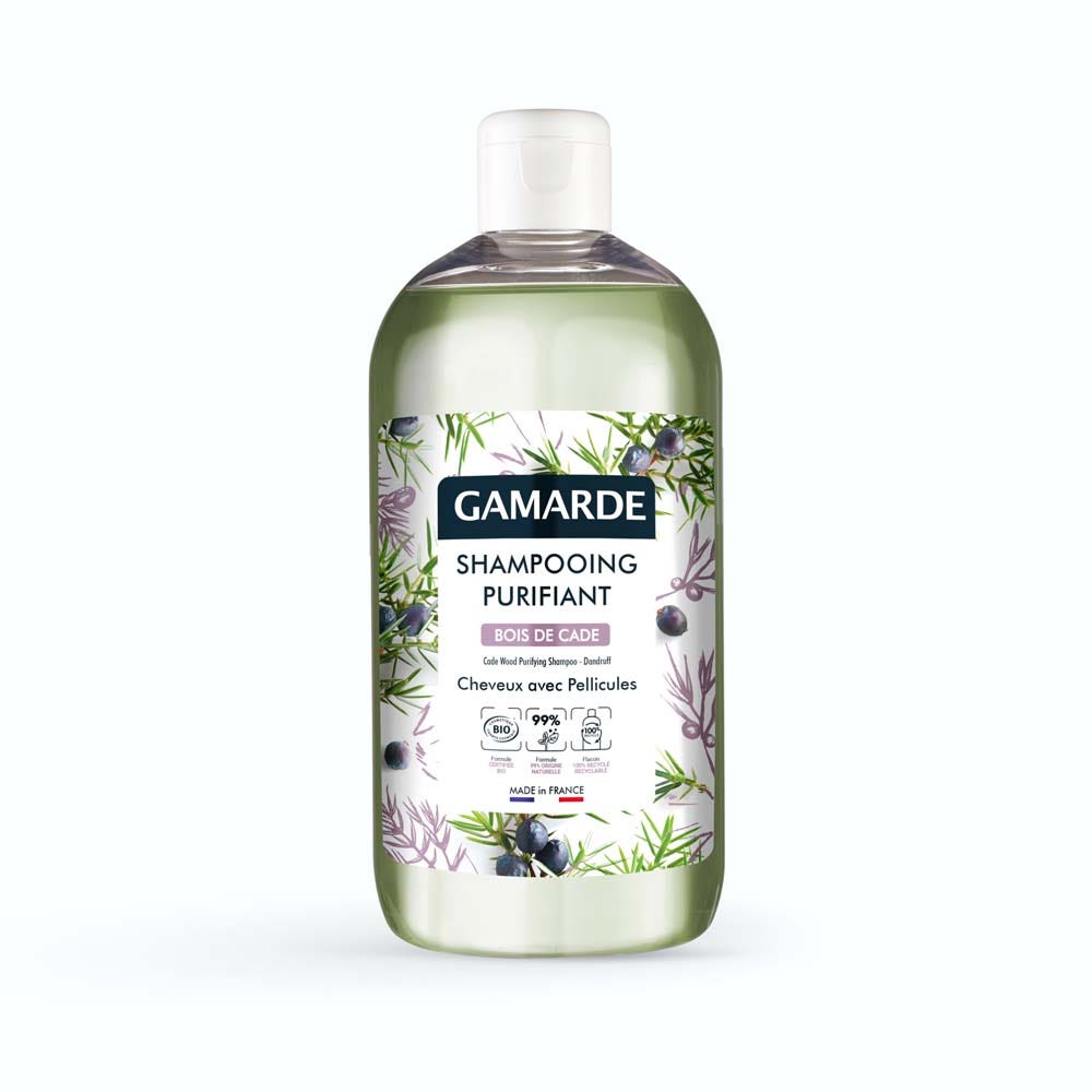 Gamarde Shampoo purificante bio Bois de Cade con tendenza alla forfora 500 ml