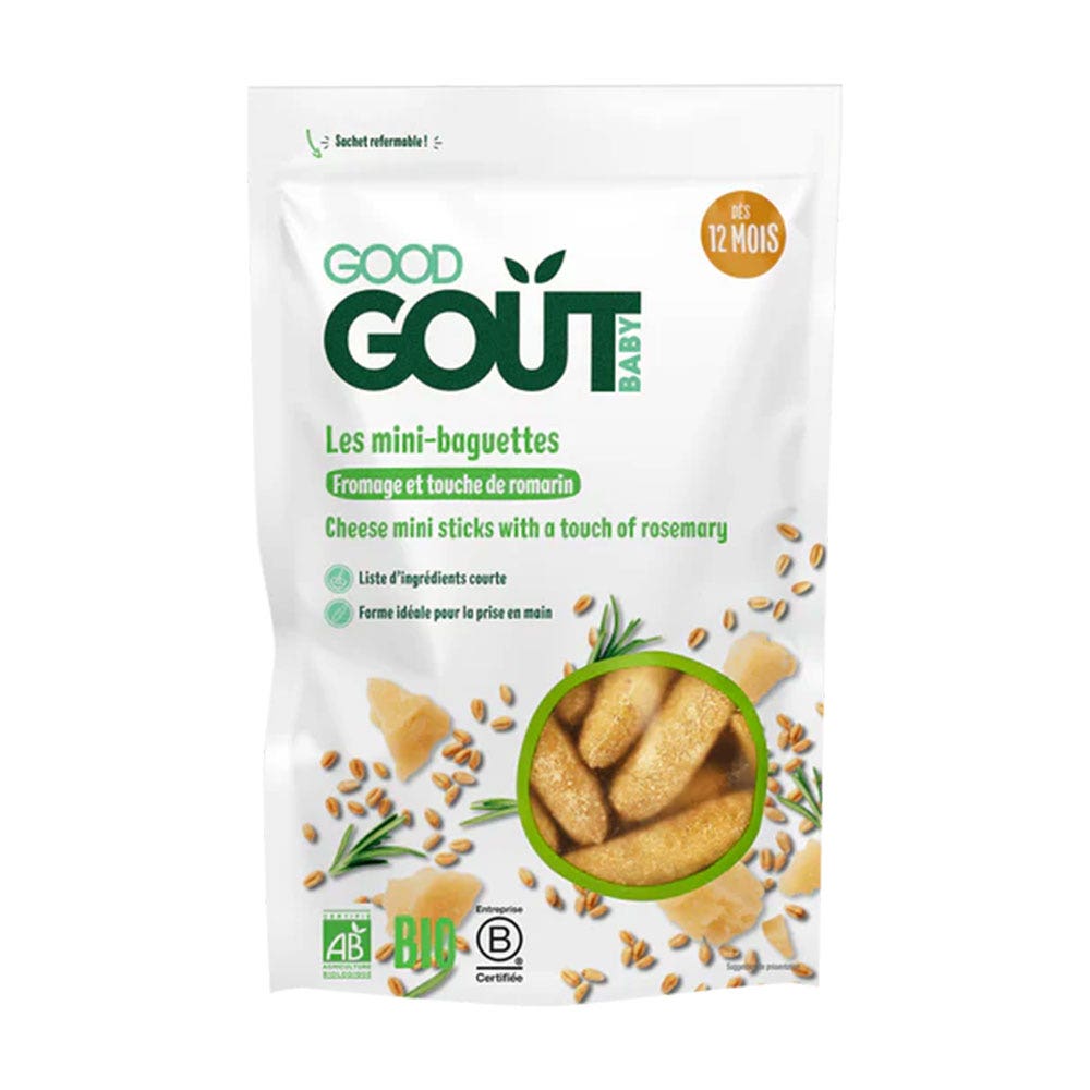 Good Gout 12 Mesi Mini Baguette Biologiche 70g