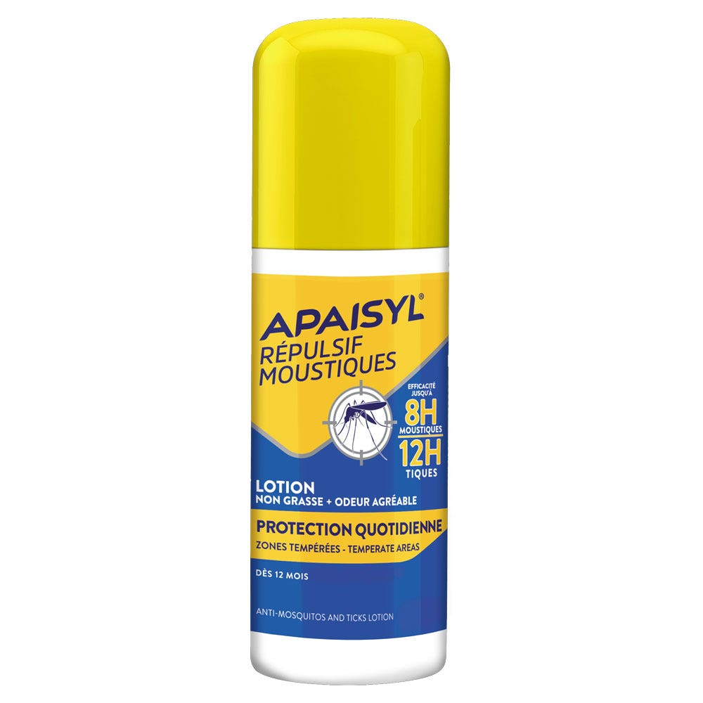Apaisyl Repellente per zanzare Lozione di protezione quotidiana 90 ml