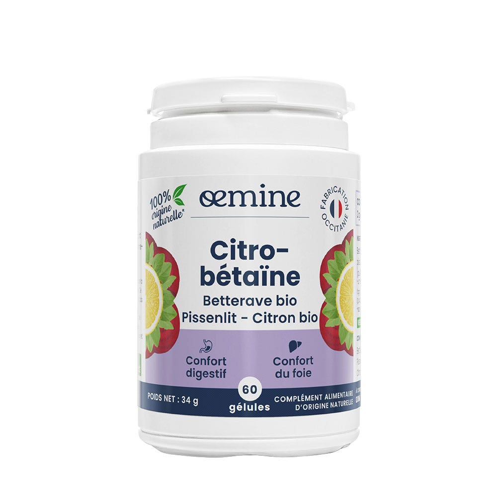 Oemine Citro-betaína 60 capsule