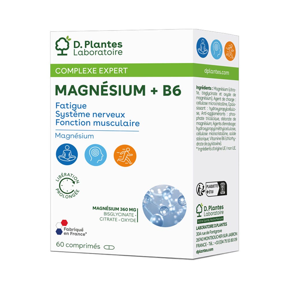 D. Plantes Magnésio + B6 60 compresse