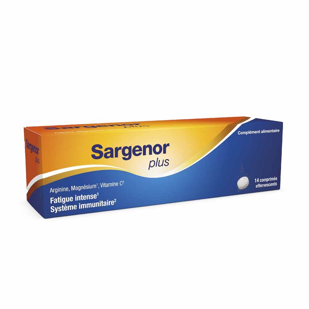Sargenor Plus Argenina Magnesio Vitamina C 14 Compresse effervescenti