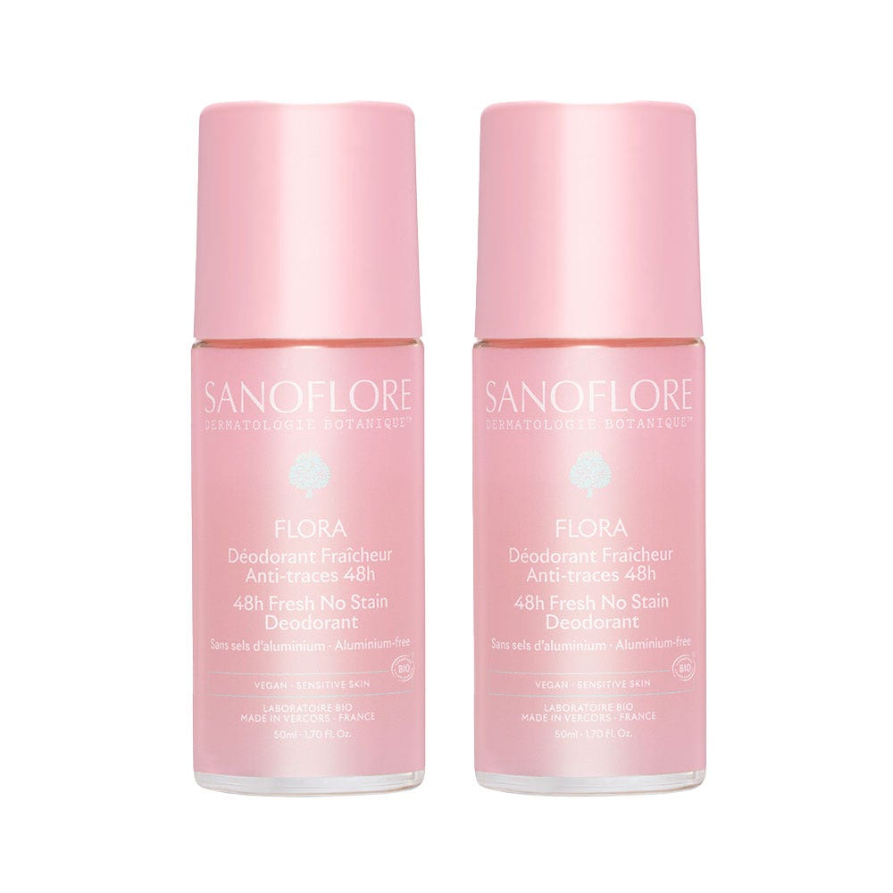 Sanoflore Deodoranti Nuage De Fraicheur Deodorant Bille Efficacite 24h Bio 2x50ml