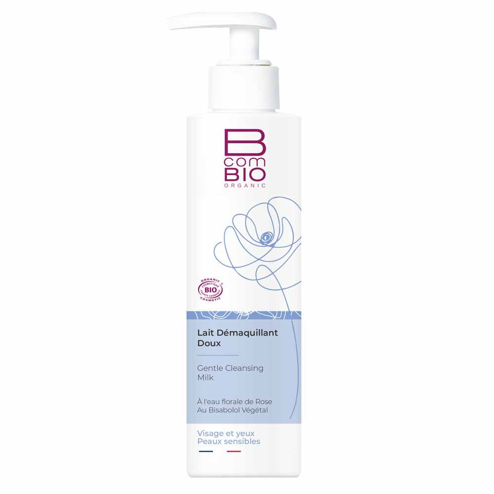 Bcombio Organic Latte detergente delicato biologico per viso e occhi 200 ml