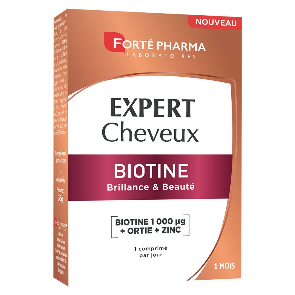 Forté Pharma Cura dei Capelli Biotina 30 compresse
