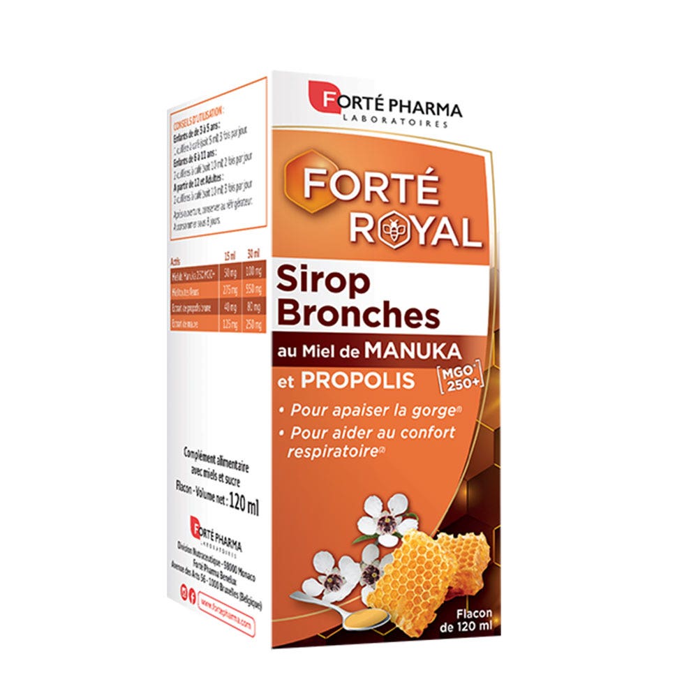 Forté Pharma Forté Royal Miele di Manuka e Propolis Sciroppo Bronchiale 120 ml