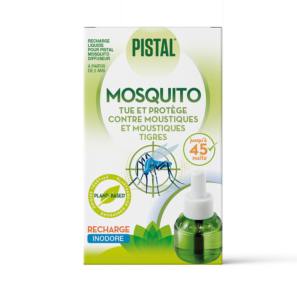 Pistal Ricarica per diffusore di zanzare Impianto 45 Notti