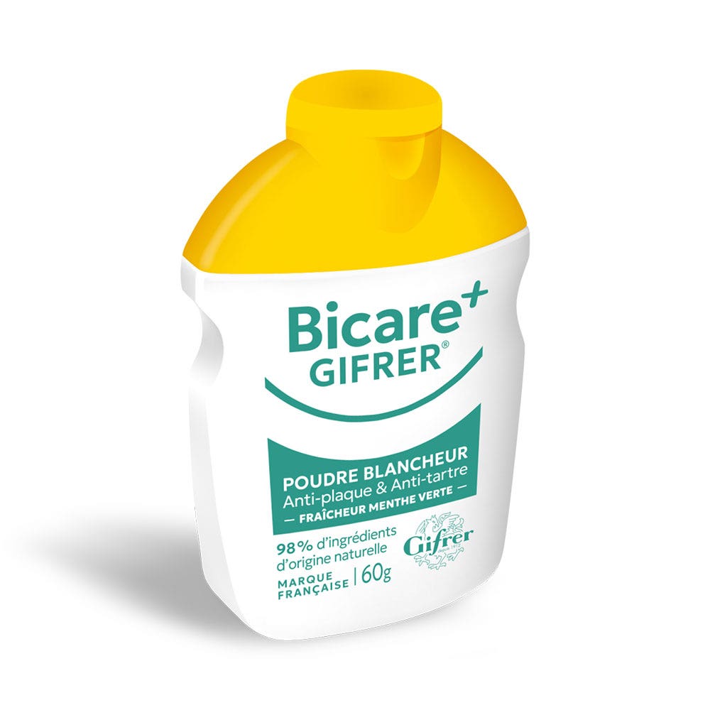 Gifrer Bicare Plus Polvere sbiancante alla menta verde 60g