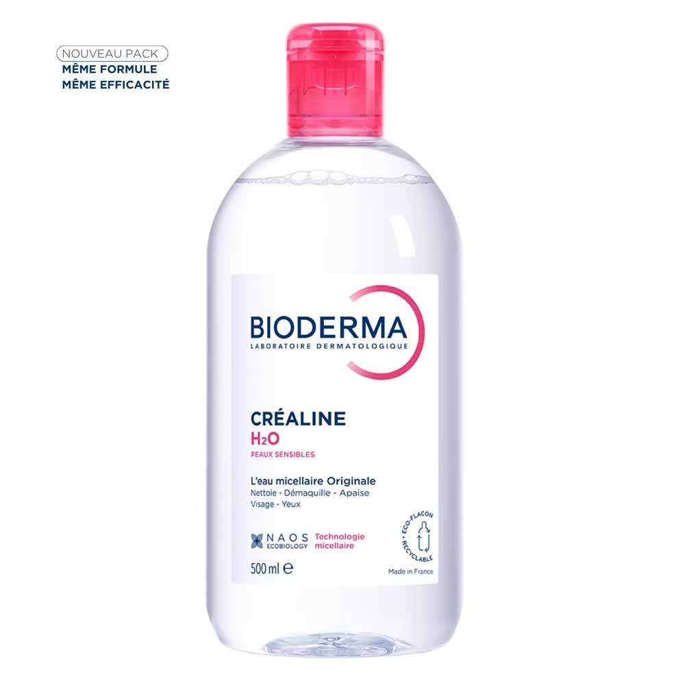 Bioderma Crealine Acqua Micellare H2O Pelle sensibile, normale o mista 500ml
