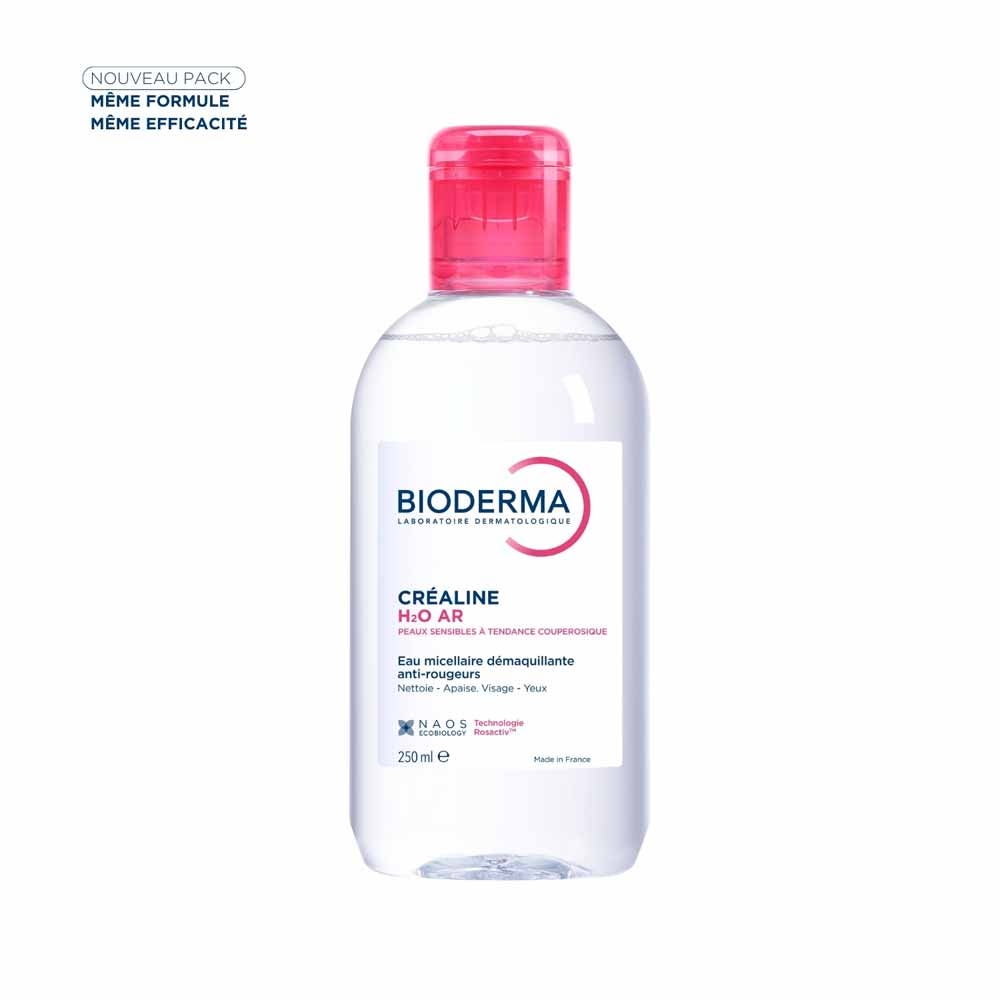 Bioderma Crealine Acqua Micellare Struccante Anti-rossore Pelle Sensibile H2O AR 250ml