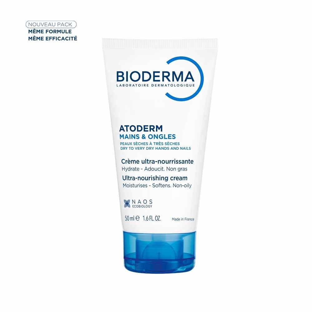 Bioderma Atoderm Crema riparatrice mani e unghie secche e danneggiate 50ml