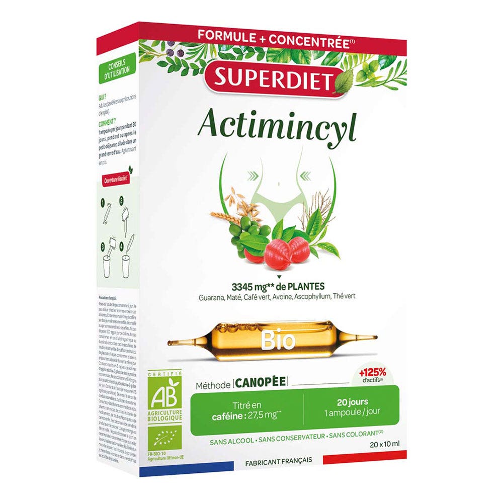 Superdiet Actimincyl organico 20 fiale 20 Ampoules