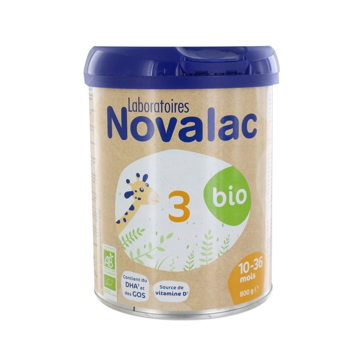 Latte biologico in polvere 3 800g Novalac