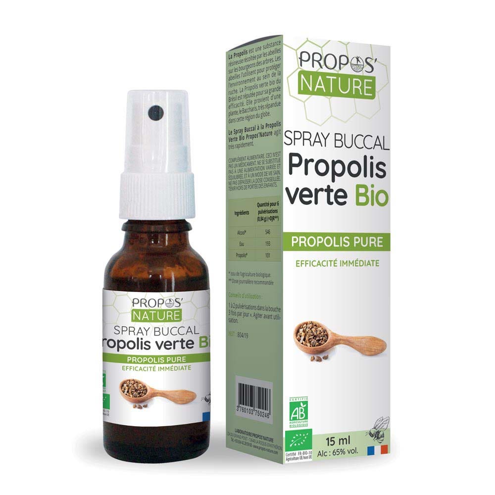 Propos'Nature Spray buccale alla Propolis verde biologica 15ml