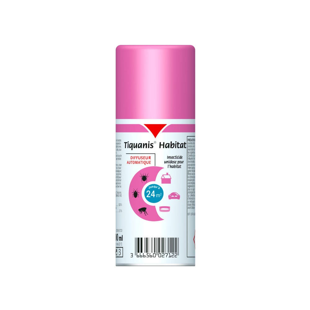 Vetoquinol Tiquanis Insetticida per Habitat Diffusore 100ml