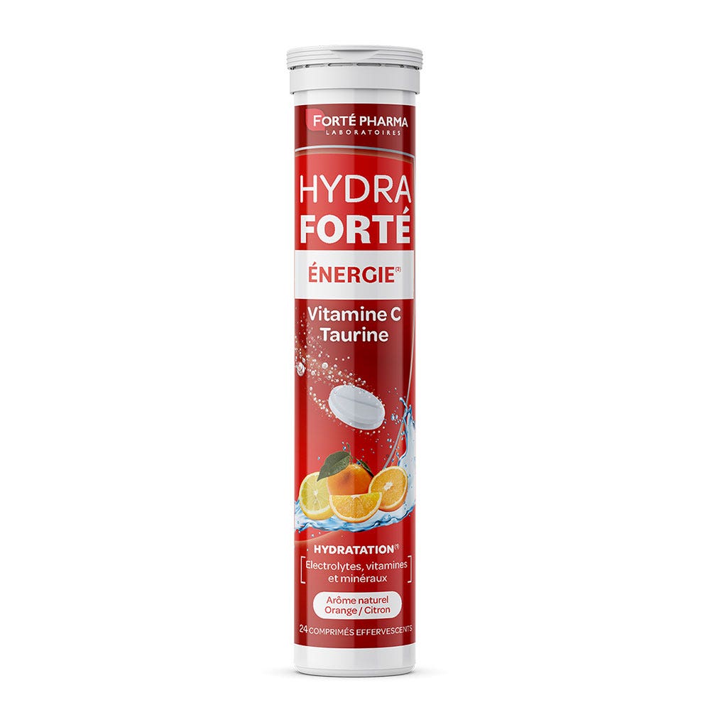 Forté Pharma Hydra Forté Energia con vitamina C e taurina 24 compresse effervescenti