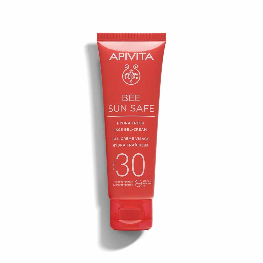 Apivita Bee Sun Safe Crema Gel Viso Hydra Fresh SPF30 50ml